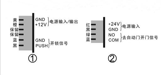 自動門電磁鎖-接線詳情 自動門電磁鎖-接線詳情